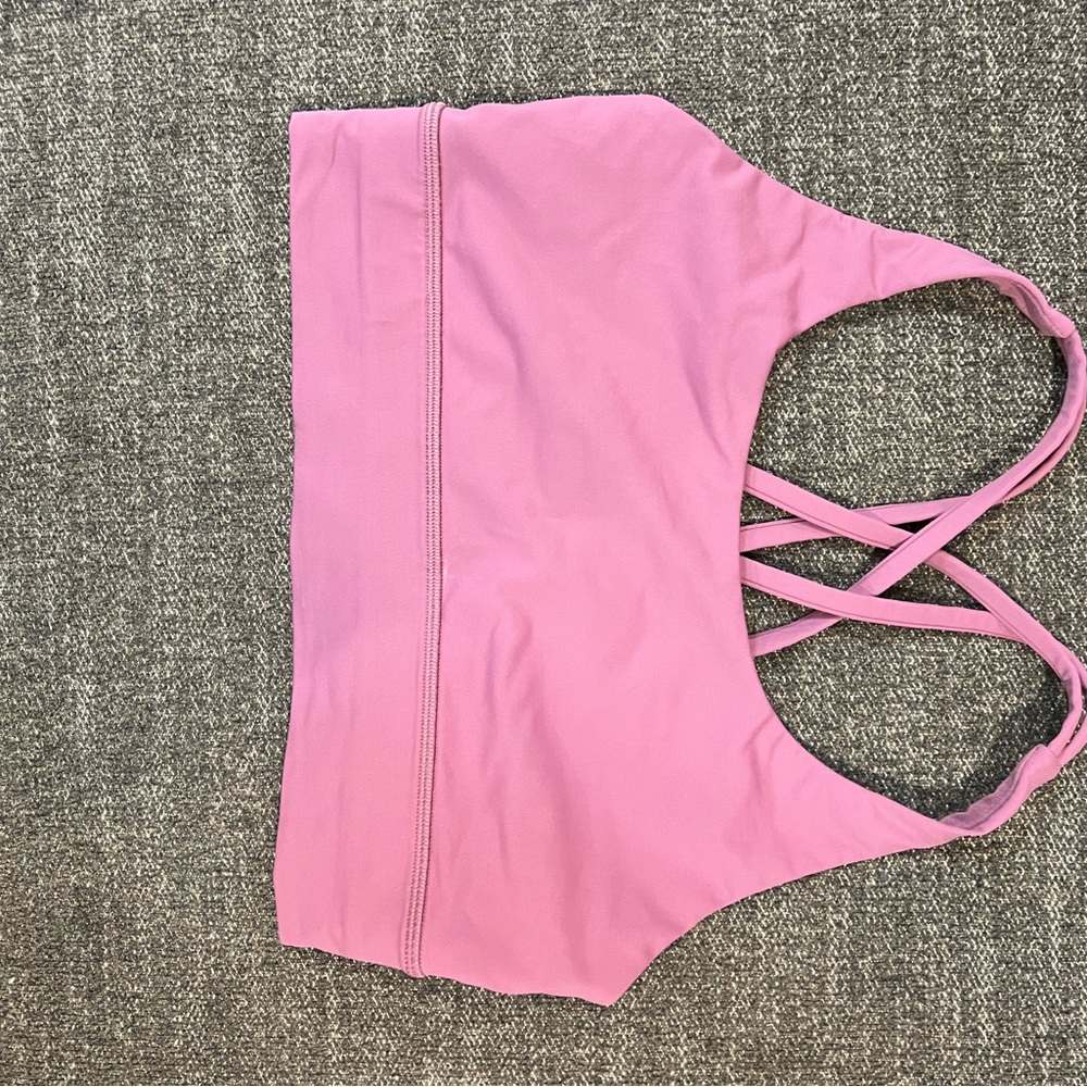 lululemon Energy Bra LL, Size 8, Velvet Dust, No pads